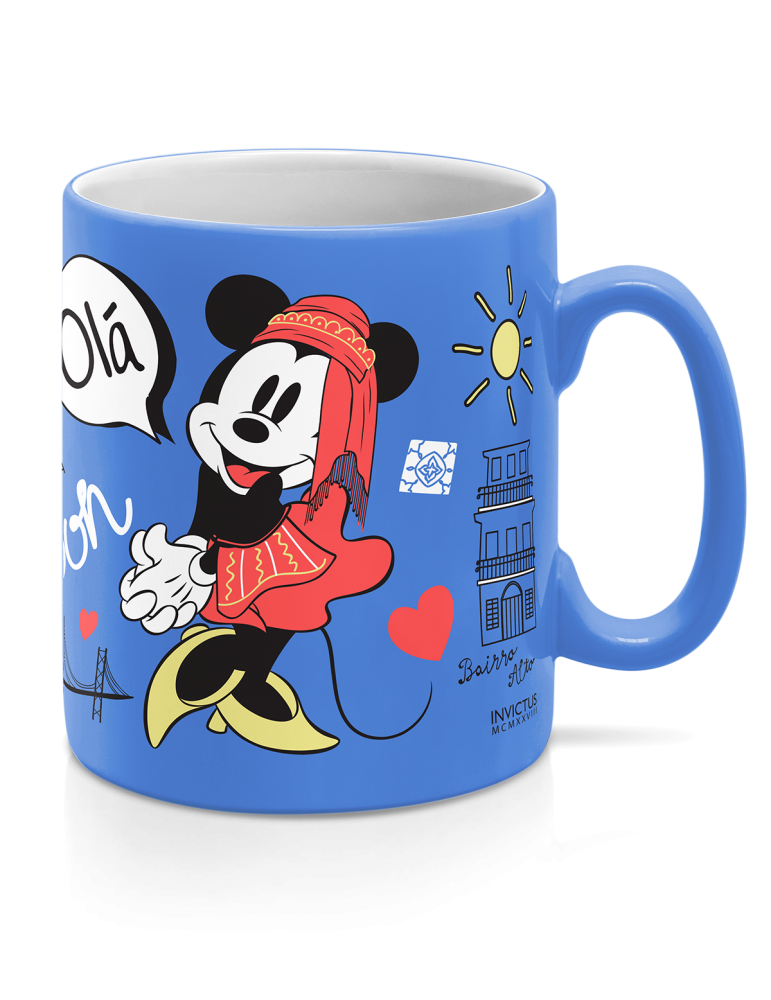 Kubek Disney Myszka Mickey i Minnie Ceramika 320ml D273L Blue