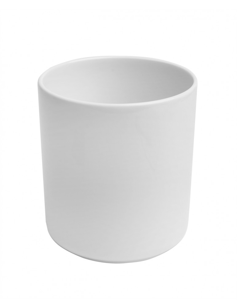 Lubiana wazon pojemnik porcelanowy nowoczesny design biały 12cm