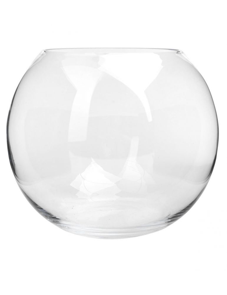 Wrześniak wazon szklany kulisty kula akwarium las w słoju