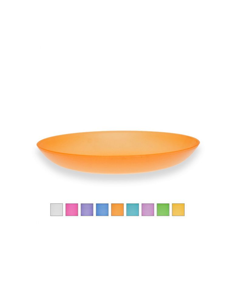 Talerz plastikowy obiadowy płytki średnica 17cm dla dzieci turystyczny