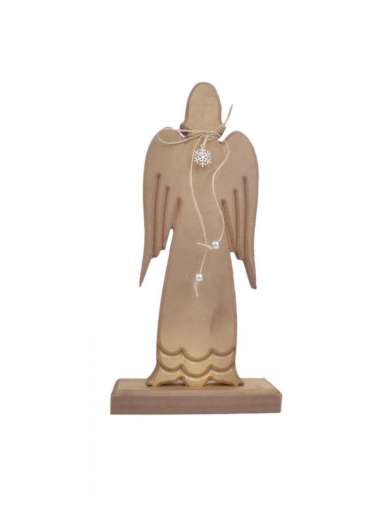 Ozdoba Świąteczna Anioł Mały "Złoty" 27cm Miszmasz