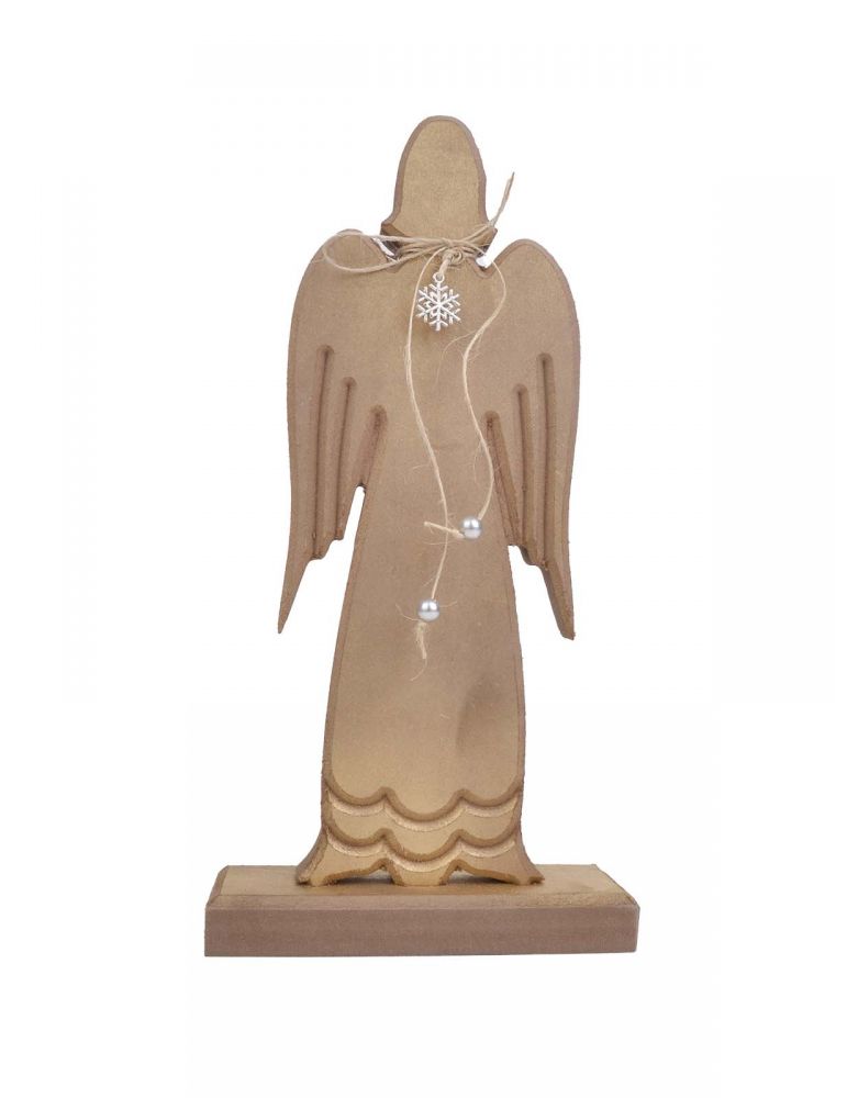 Ozdoba Świąteczna Anioł Duży "Złoty" 38cm Miszmasz